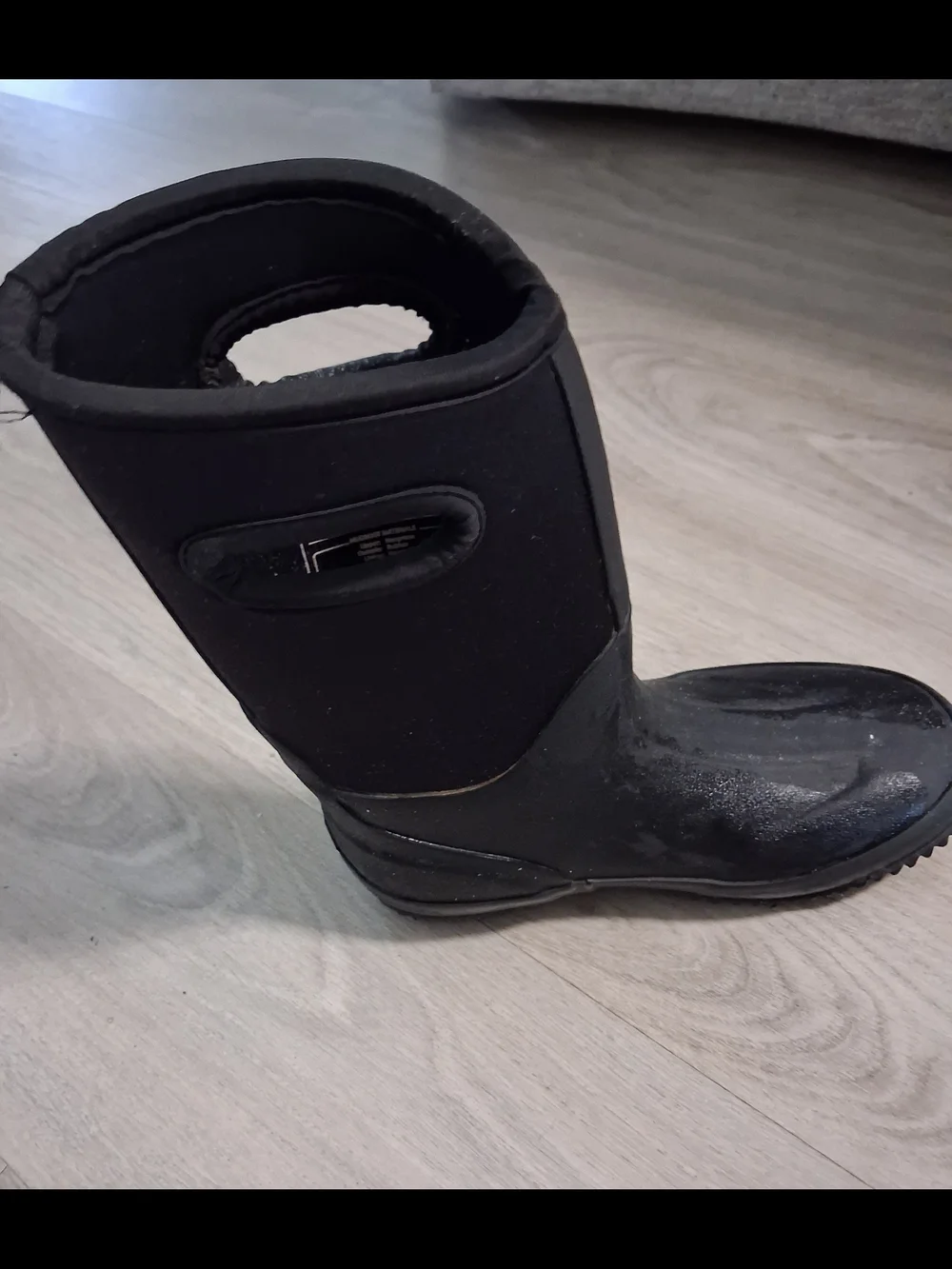 LONE CONE KIDS Black Neoprene Pull-On Rain/Snow Boot US Size 1